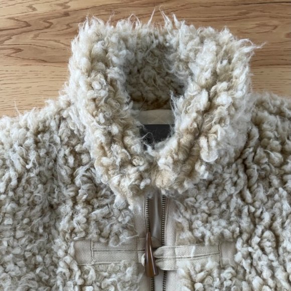 Anthropologie Brenna Faux Fur Coat M - Picture 11 of 12